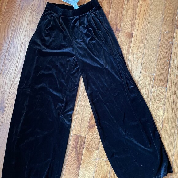 Barbados Black Velvet Pull on Pant - Picture 2 of 3